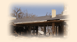 Museum structure destroyed by Hurricane Katrina; photo: Biloxi 